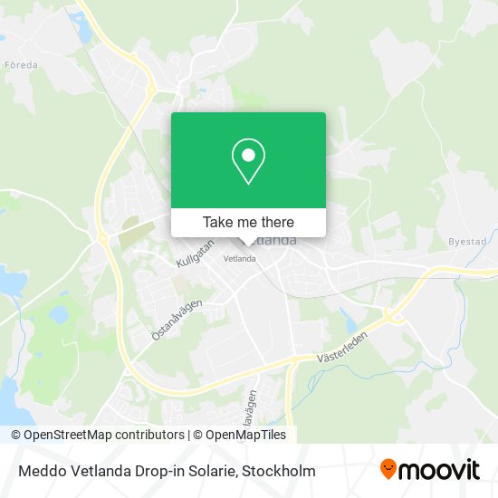 Meddo Vetlanda Drop-in Solarie map