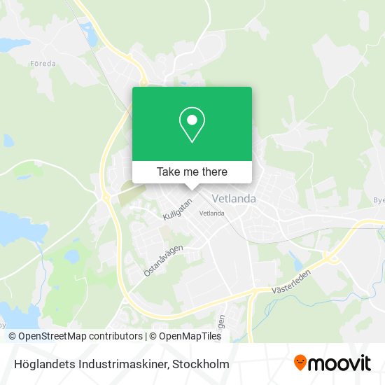 Höglandets Industrimaskiner map