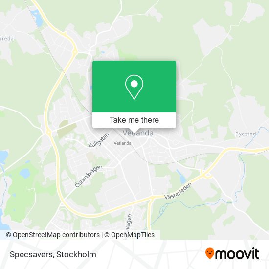 Specsavers map