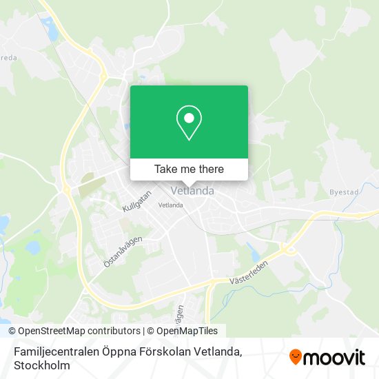 Familjecentralen Öppna Förskolan Vetlanda map