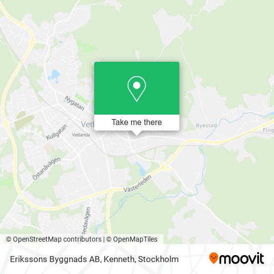 Erikssons Byggnads AB, Kenneth map