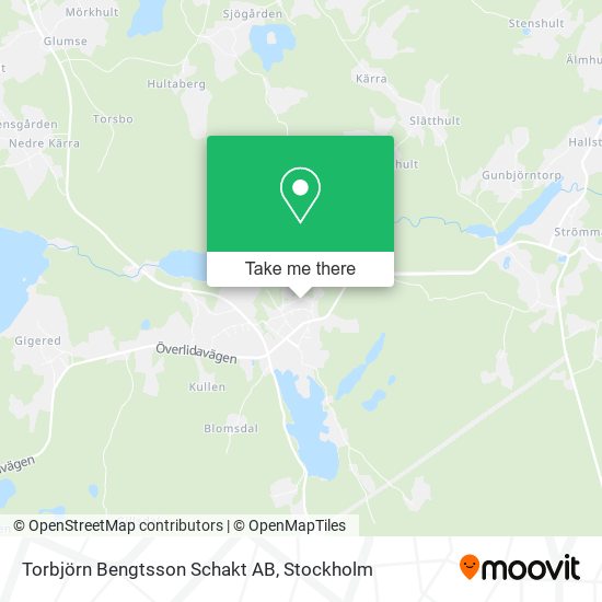 Torbjörn Bengtsson Schakt AB map