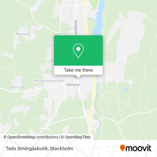 Teds Smörgåsbutik map