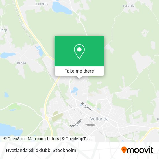 Hvetlanda Skidklubb map