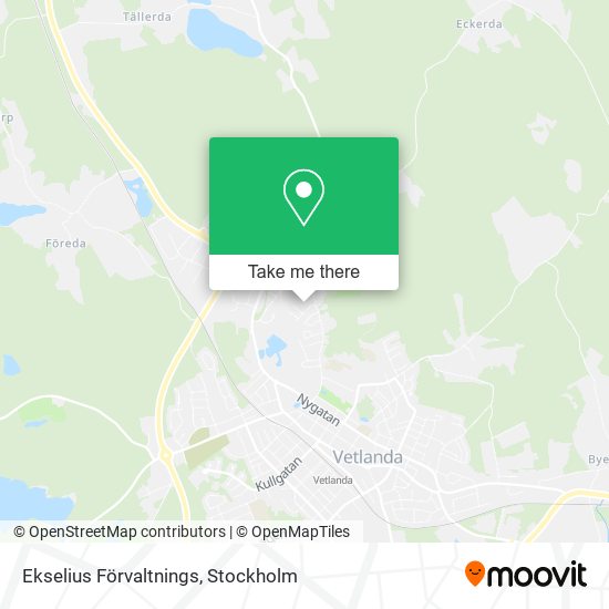 Ekselius Förvaltnings map