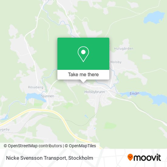 Nicke Svensson Transport map