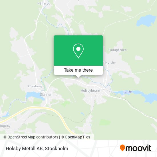 Holsby Metall AB map
