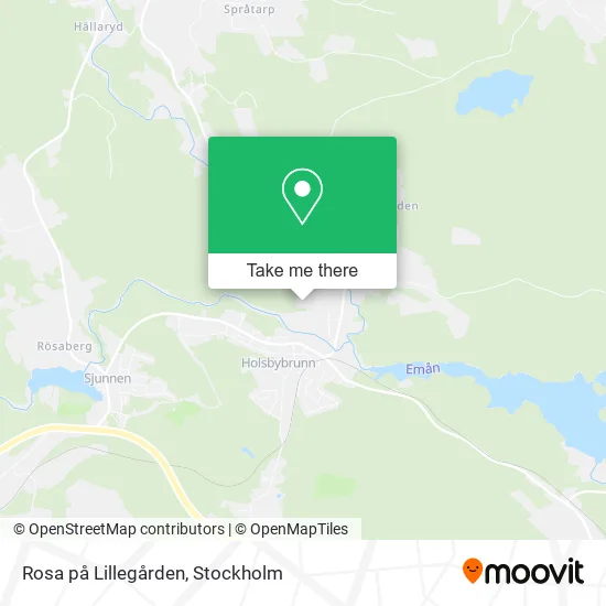 Rosa på Lillegården map