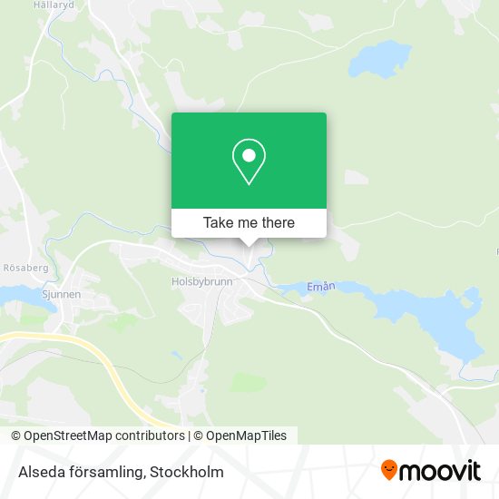 Alseda församling map