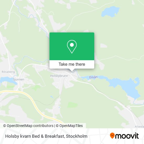 Holsby kvarn Bed & Breakfast map