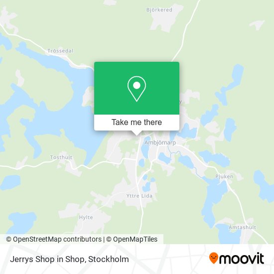 Jerrys Shop in Shop map