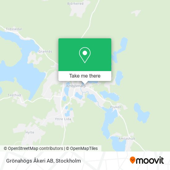 Grönahögs Åkeri AB map