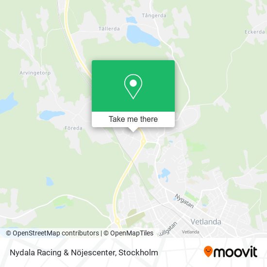 Nydala Racing & Nöjescenter map