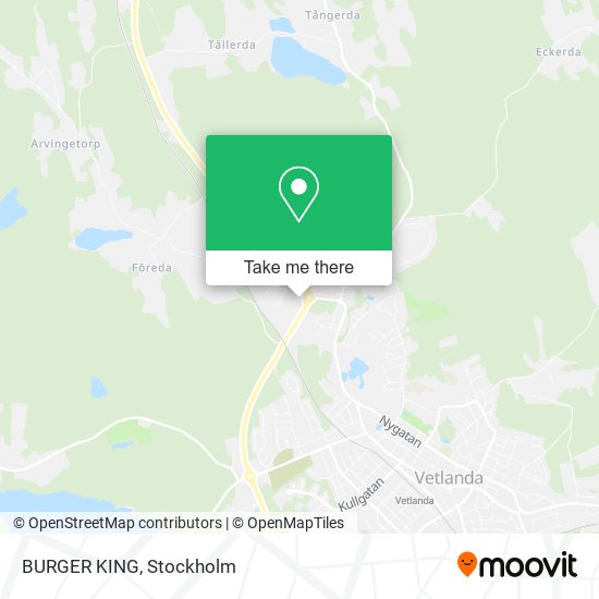 BURGER KING map