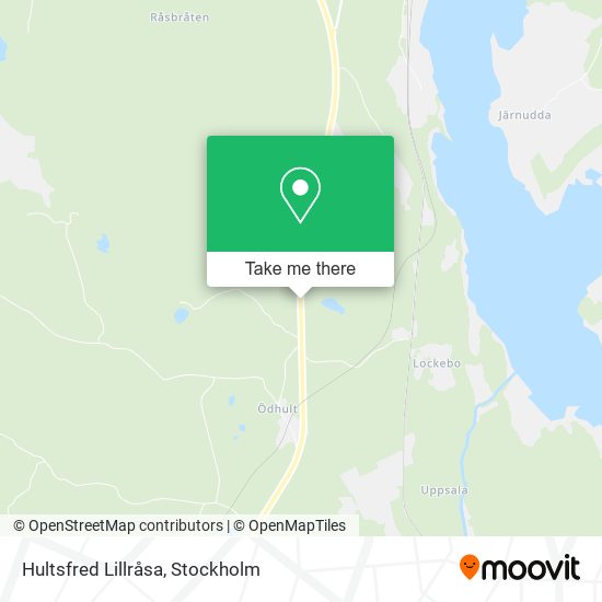 Hultsfred Lillråsa map