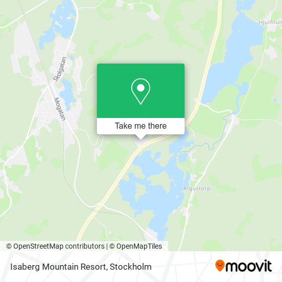 Isaberg Mountain Resort map