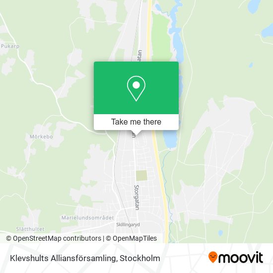 Klevshults Alliansförsamling map