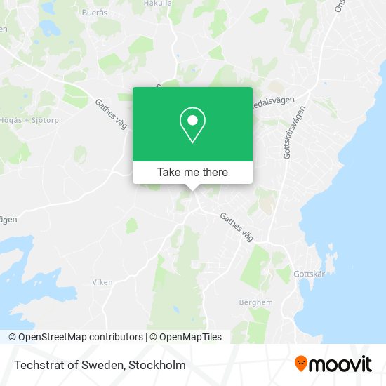 Techstrat of Sweden map