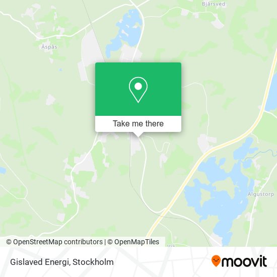 Gislaved Energi map