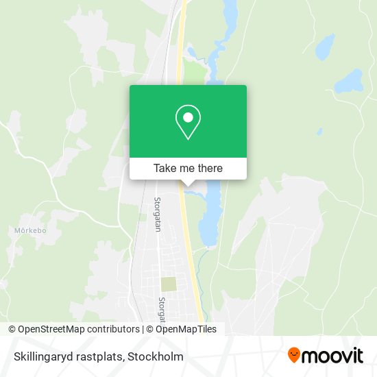 Skillingaryd rastplats map