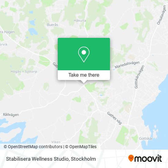 Stabilisera Wellness Studio map