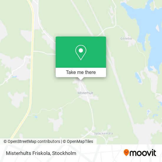 Misterhults Friskola map