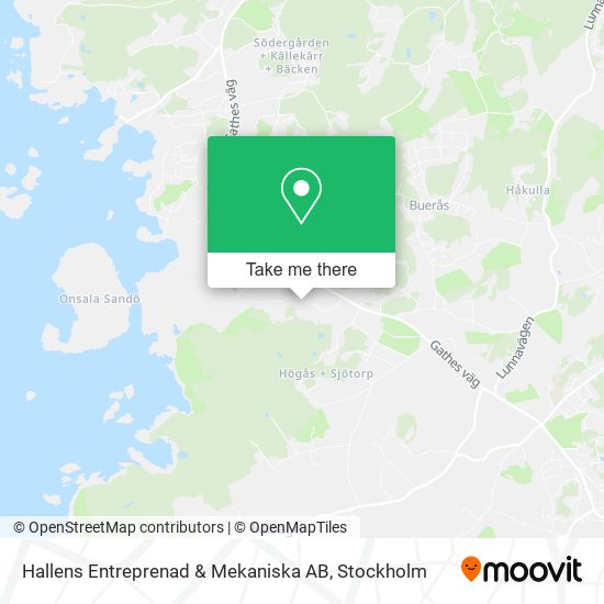 Hallens Entreprenad & Mekaniska AB map