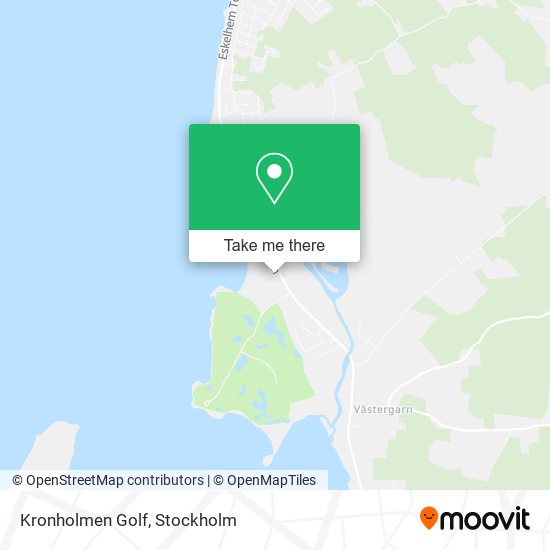 Kronholmen Golf map