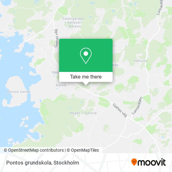 Pontos grundskola map