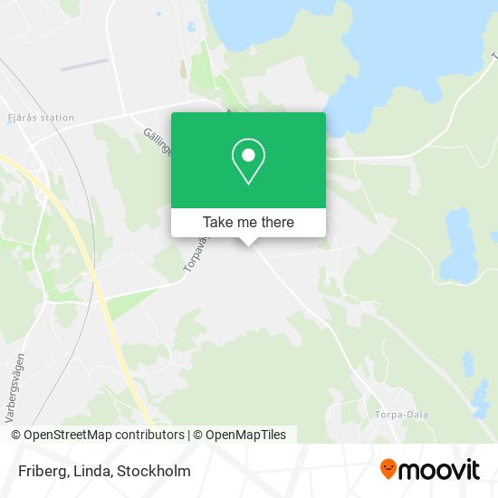 Friberg, Linda map