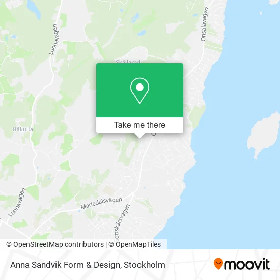 Anna Sandvik Form & Design map