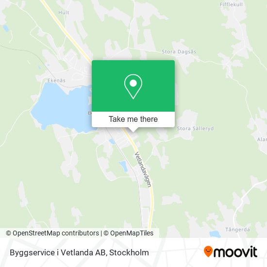 Byggservice i Vetlanda AB map