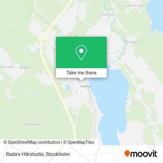 Rada's Hårstudio map