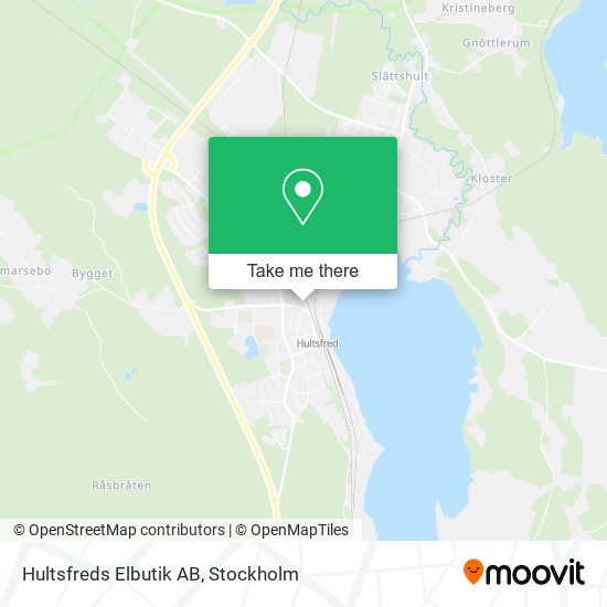 Hultsfreds Elbutik AB map