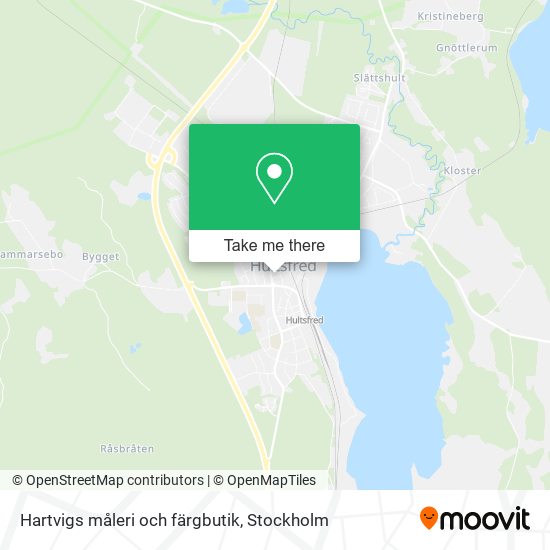 Hartvigs måleri och färgbutik map