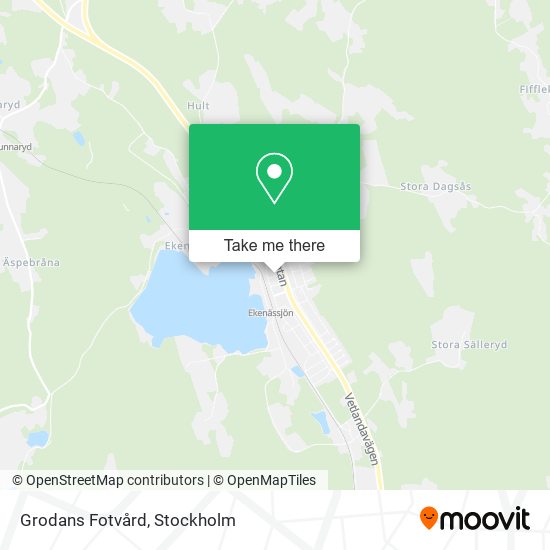 Grodans Fotvård map