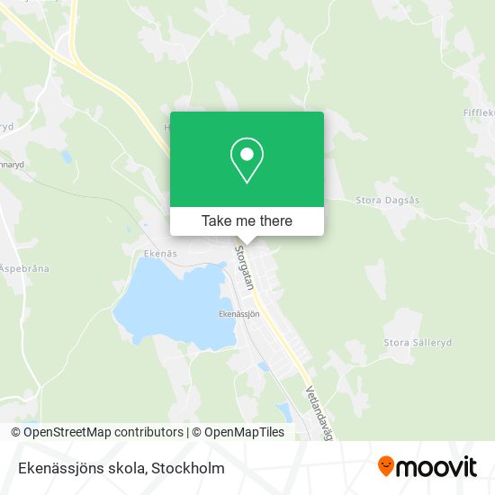 Ekenässjöns skola map