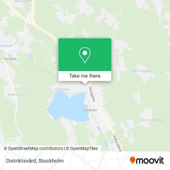 Distriktsvård map