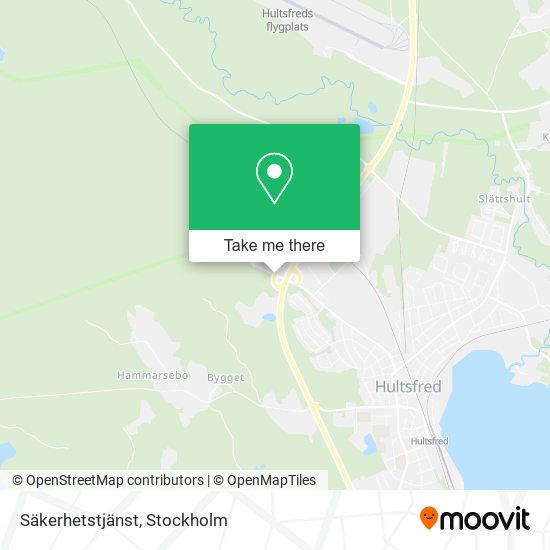 Säkerhetstjänst map