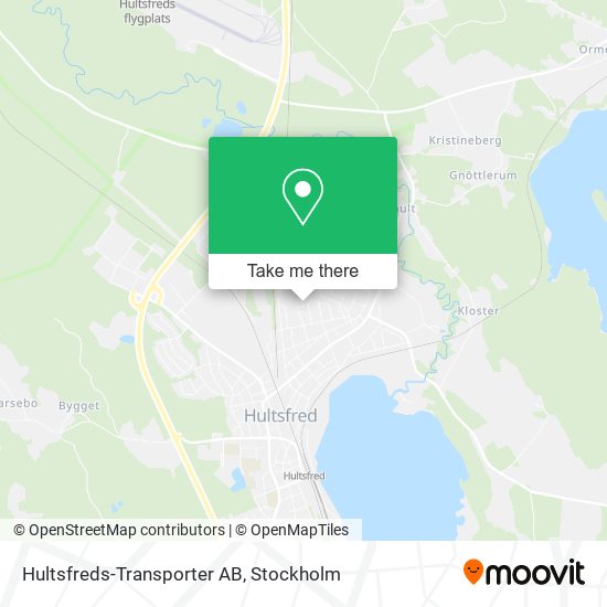 Hultsfreds-Transporter AB map