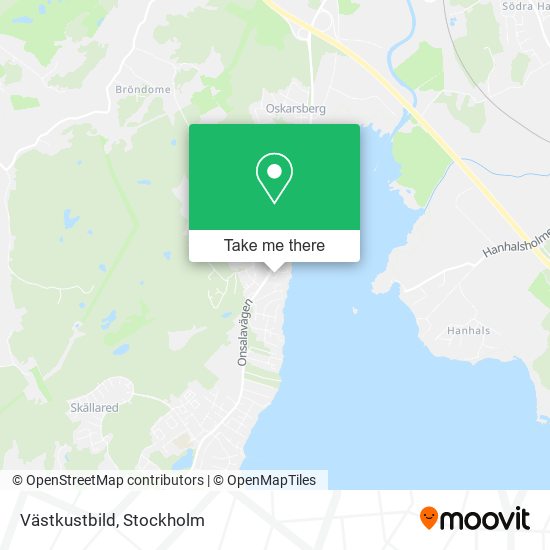 Västkustbild map