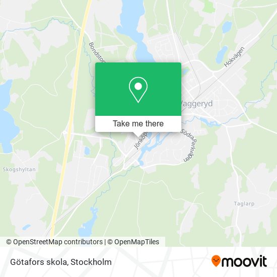 Götafors skola map