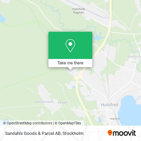 Sandahls Goods & Parcel AB map