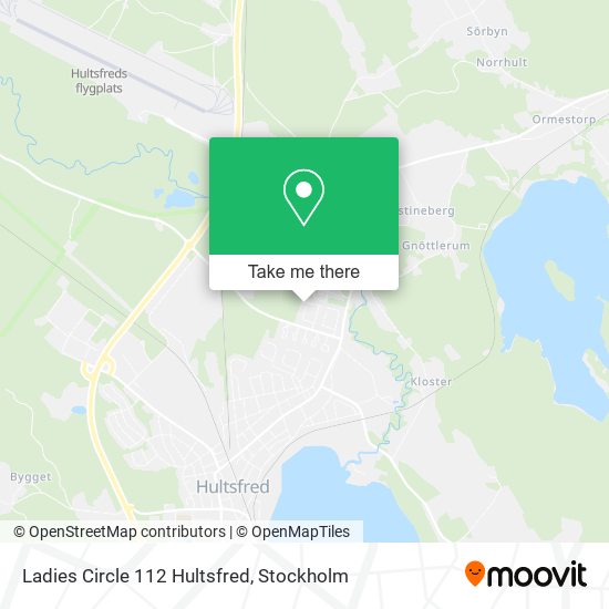 Ladies Circle 112 Hultsfred map