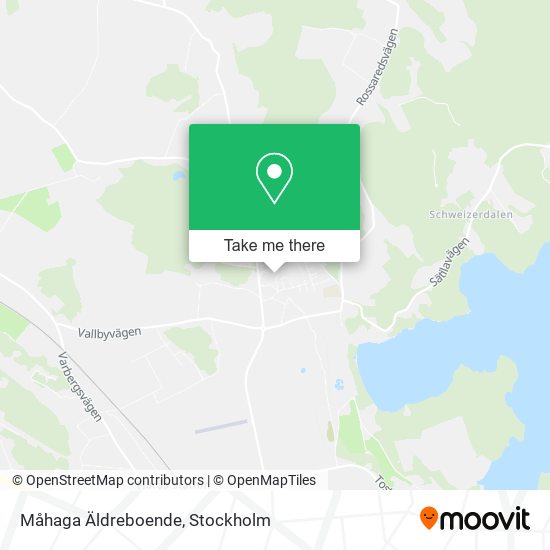 Måhaga Äldreboende map