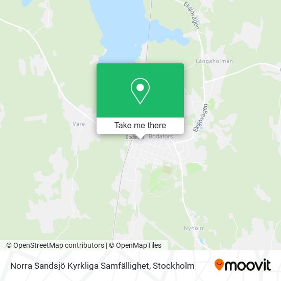 Norra Sandsjö Kyrkliga Samfällighet map