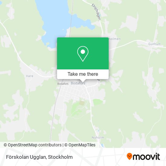 Förskolan Ugglan map