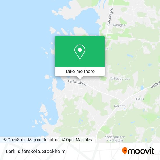 Lerkils förskola map