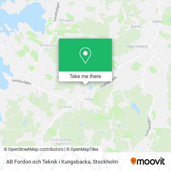 AB Fordon och Teknik i Kungsbacka map