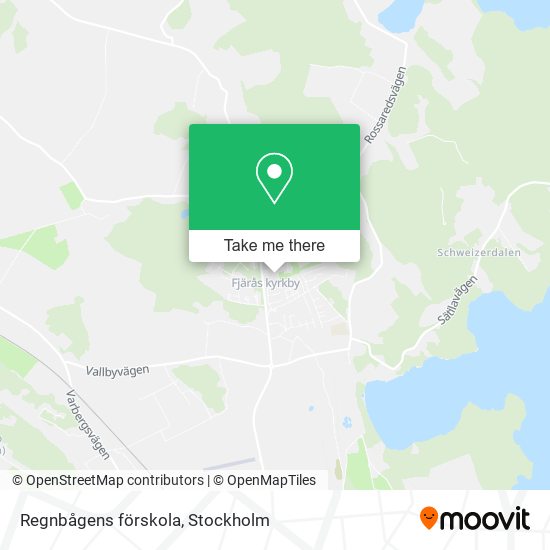 Regnbågens förskola map